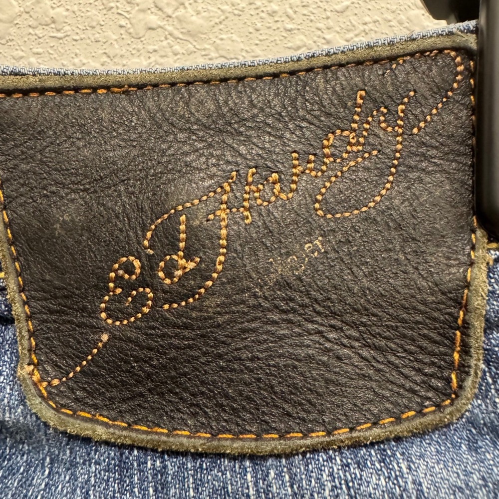 Vintage Ed Hardy by Christian AudigierJeans Y2K Tattoo Streetwear Women's Sz‎ 30 - Picture 7 of 15